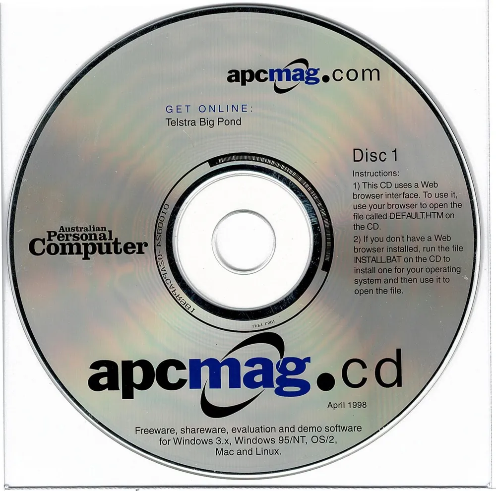 APCMag cover CD
